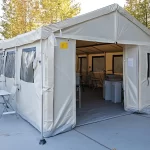 Review air-conditioned tent with Yushi Rental
